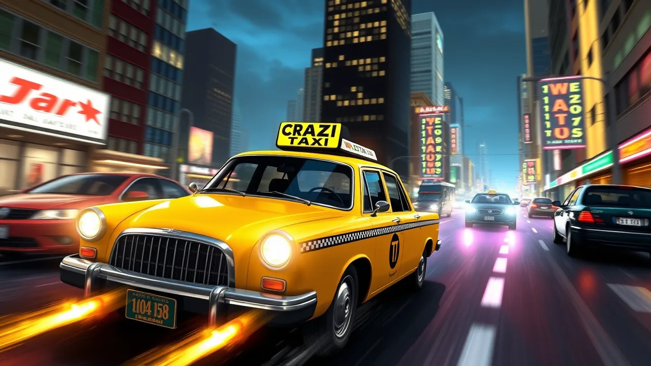 Wild Rides Await in Crazy Taxi Driver image