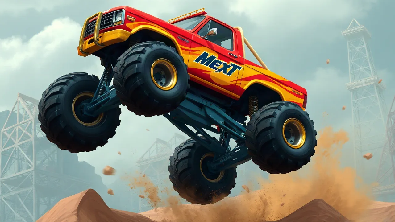 Monster Truck Madness: The Ultimate Truck Monster Game Experience image