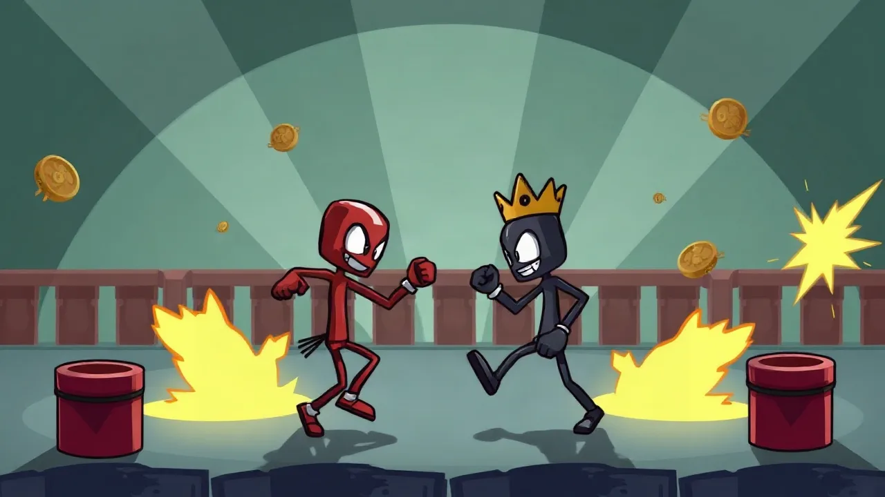 Best Strategies for Winning at stickman 2 player image