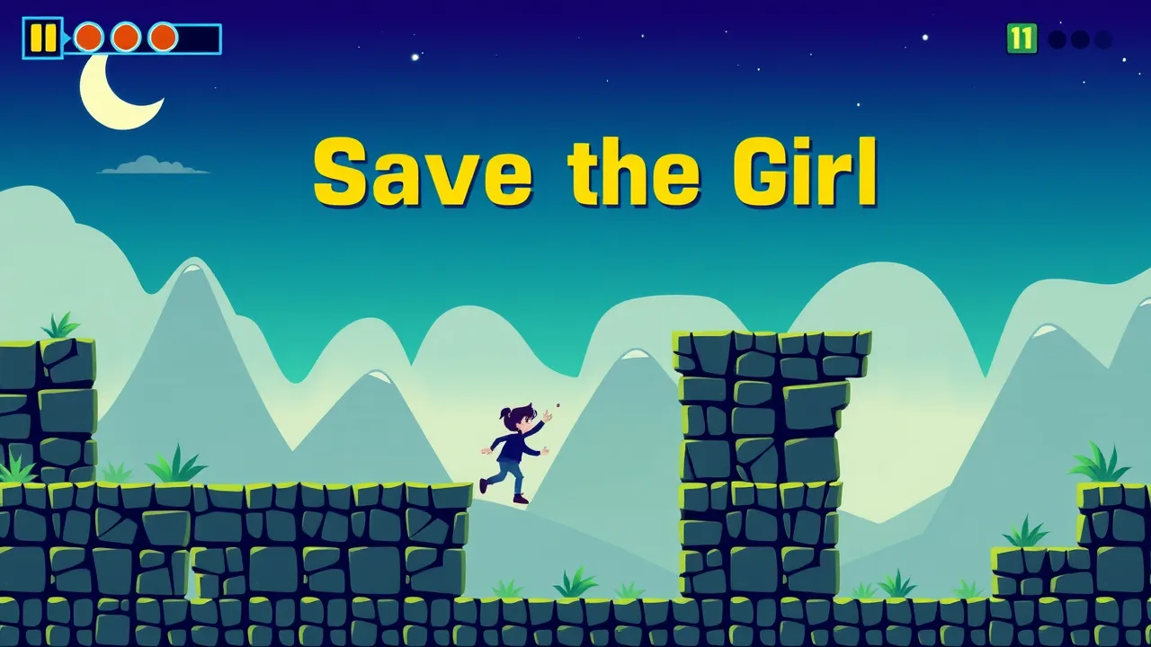 Save the girl game puzzle challenge for everyone image