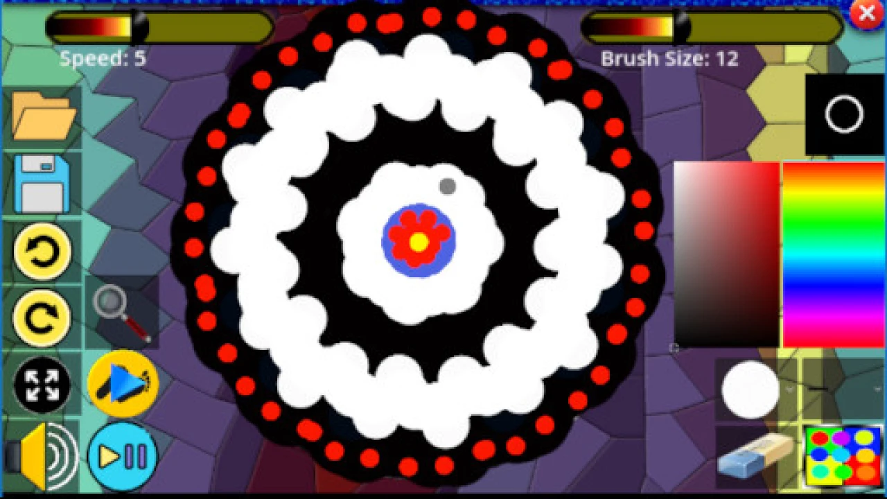 Spin Your Way Through the spinning art game image