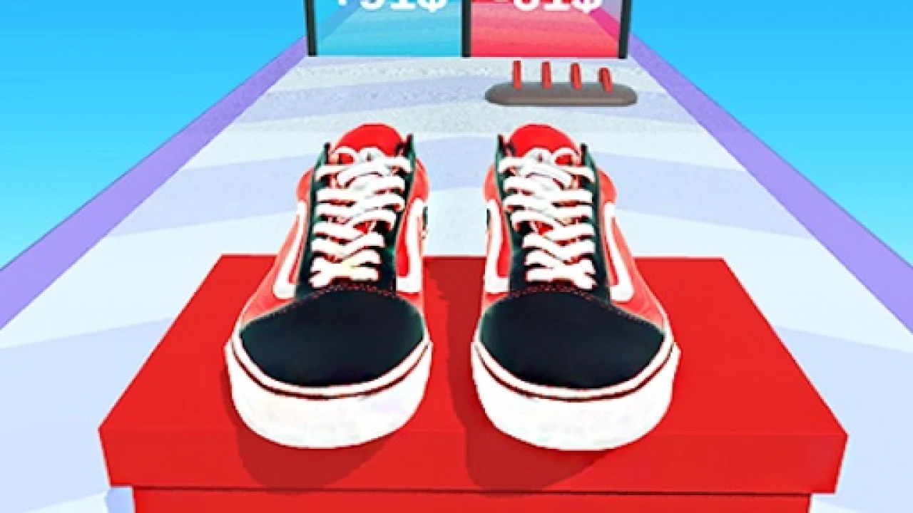 Insane Fun in shoe race crazy games image