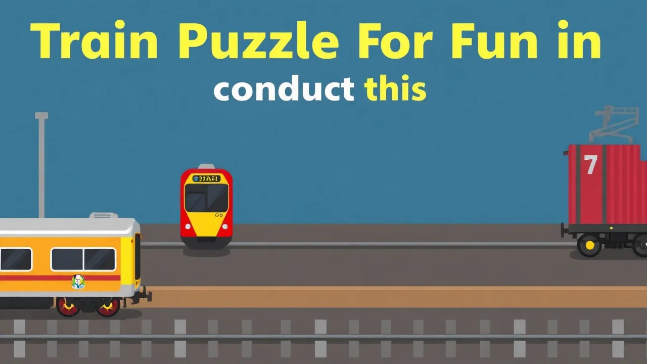 Train Puzzle Fun in Conduct This image