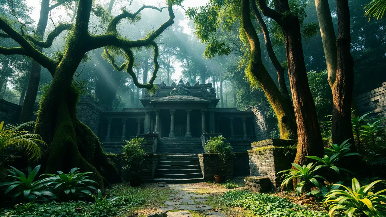 Mysteries Await in the forest temple game image