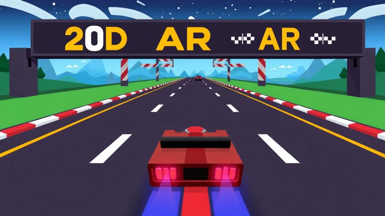 Mastering the Tracks in the Classic 2d Car Game image
