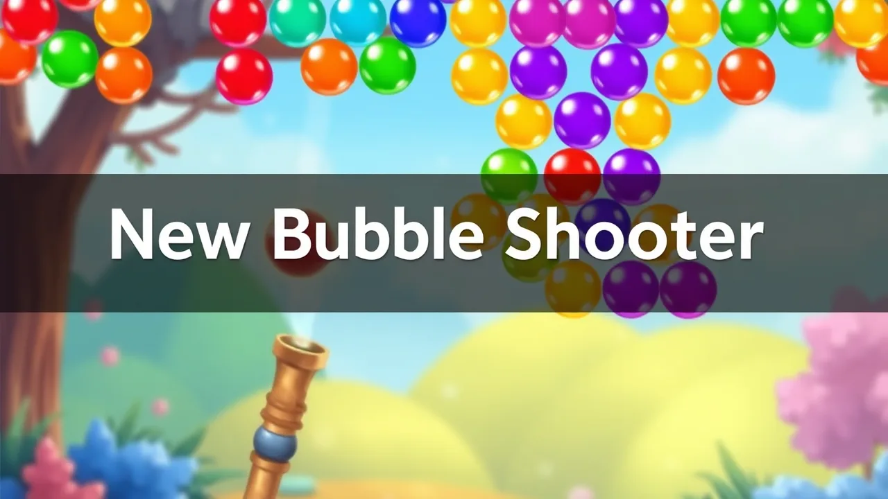 new bubble shooter: A Fun Arcade Challenge image