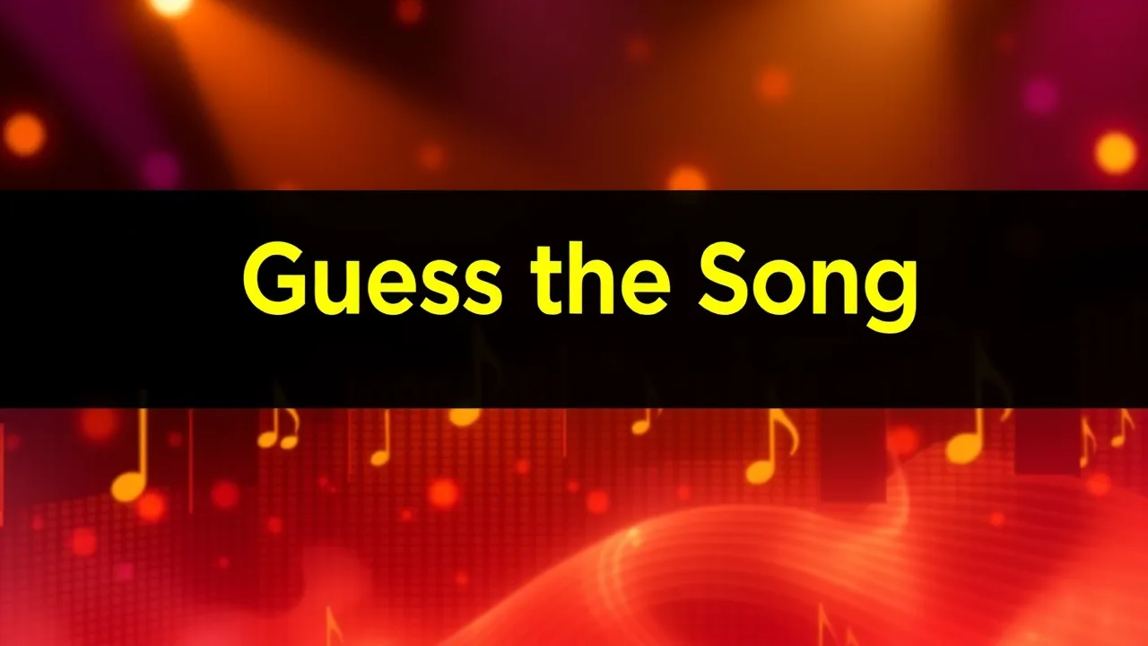 Play song guess the song and test your music knowledge image
