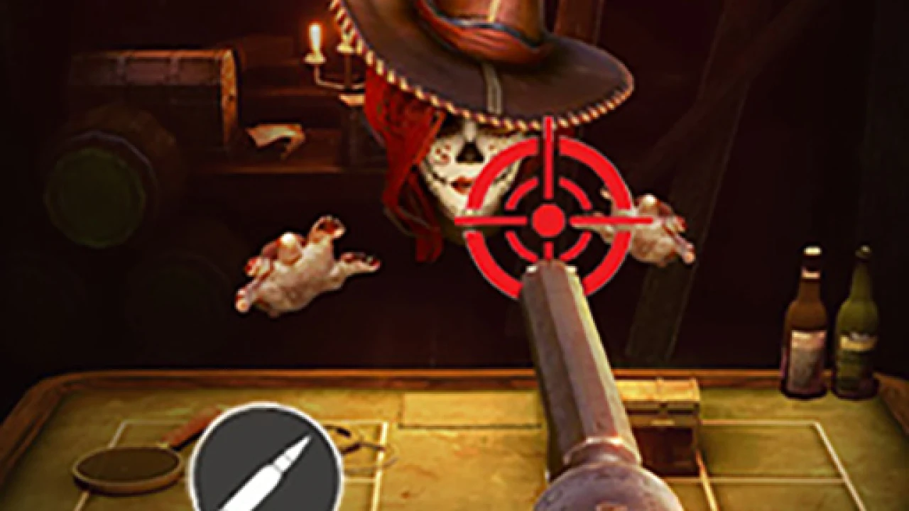 Thrilling online buckshot roulette arcade action image