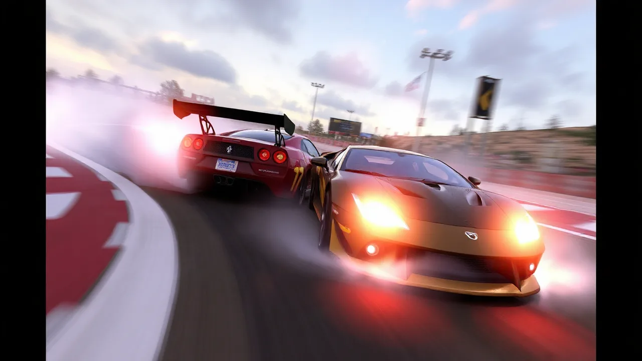Burnout Drift: Mastering the Art of High-Speed Cornering image