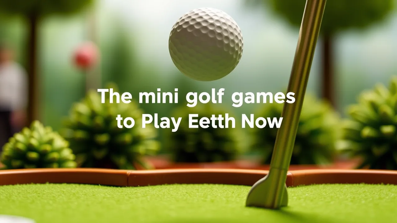 The Best mini golf games to Play Right Now image