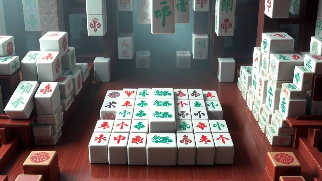 Discover the Fun in Game Mahjong 3D image