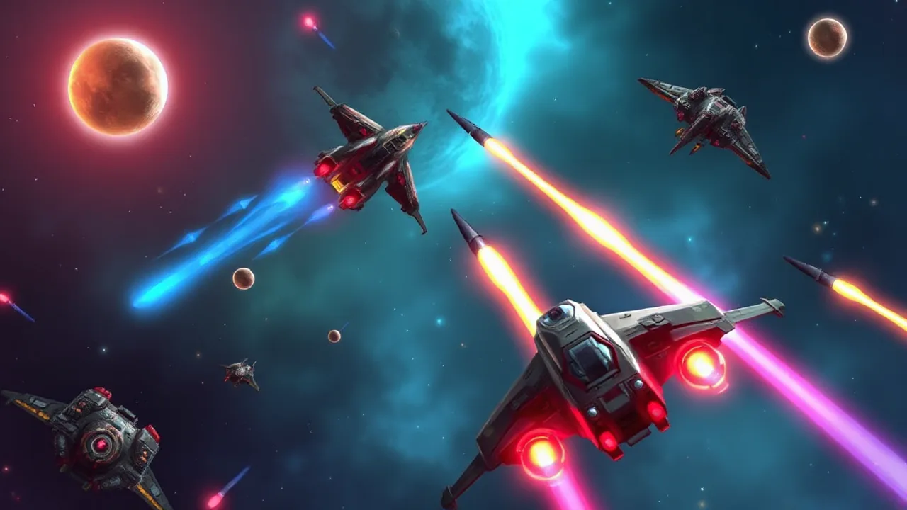 Galactic Battles: The Ultimate Space War Games Experience image