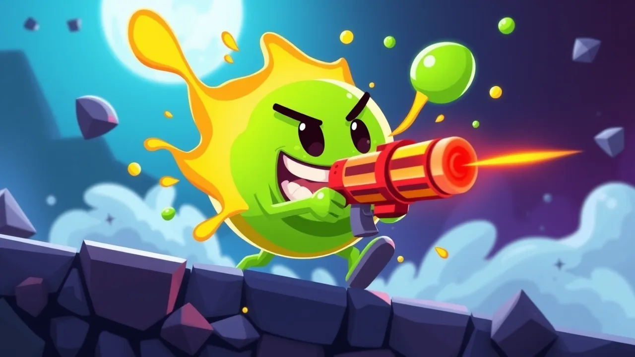 Exploding Fun with blumg slime Shooting Game image
