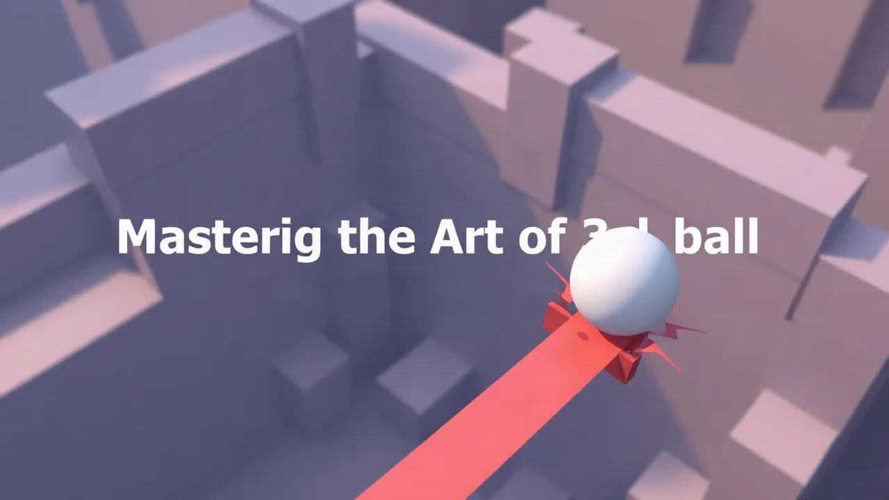 Mastering the Art of 3d ball image