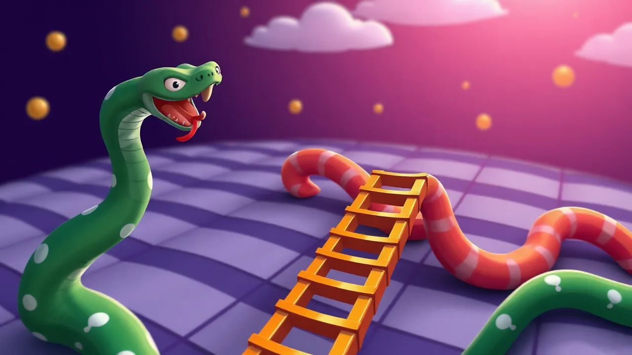 Play snakes and ladders crazy games for fun online today image