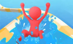 Waterpark Slide Race image