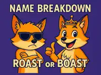 image bg Name Breakdown Roast Or Boast