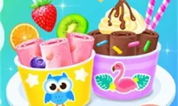 Baby Taylor Ice Cream Roll Fun Game image