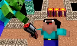 Space Adventure: Noobiks Battle vs Zombies image