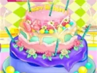 image bg Little Girl Birthday Cake