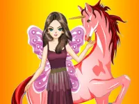 Fairy and Unicorn image