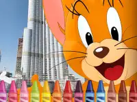image bg Tom and Jerry Coloring