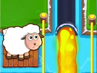 Sheep and road image