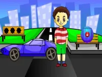 Find The Blue Car Key image