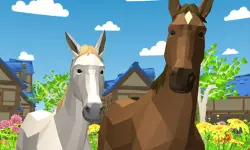 Horse Family Animal Simulator 3D image