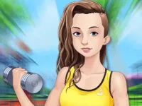 image bg Fitness Girls Dress Up