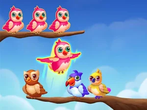 Birds Sort Color Match Puzzle image