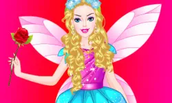 Barbie Angel Dress up image