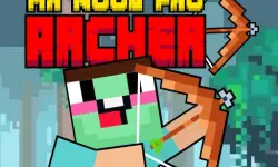 Mr Noob Pro Archer Game image