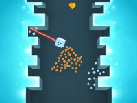 Blocky Hill Tower Game image