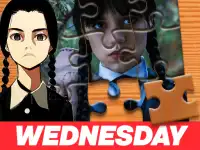 image bg Wednesday Addams Jigsaw Puzzle