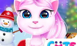 Angela Christmas Dress up Game image