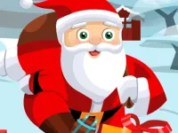 Santa on skates image