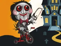Scary Faces Jigsaw image