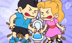 Toilet Rush Race: Draw Puzzle image