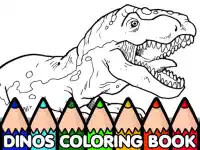image bg Dinos Coloring Book