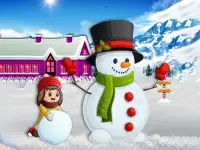 image bg Kids and Snowman Dress Up