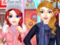 image bg Winter Fashion Dress Up Game