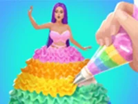 Icing On Doll Cake - Creative Bakery image